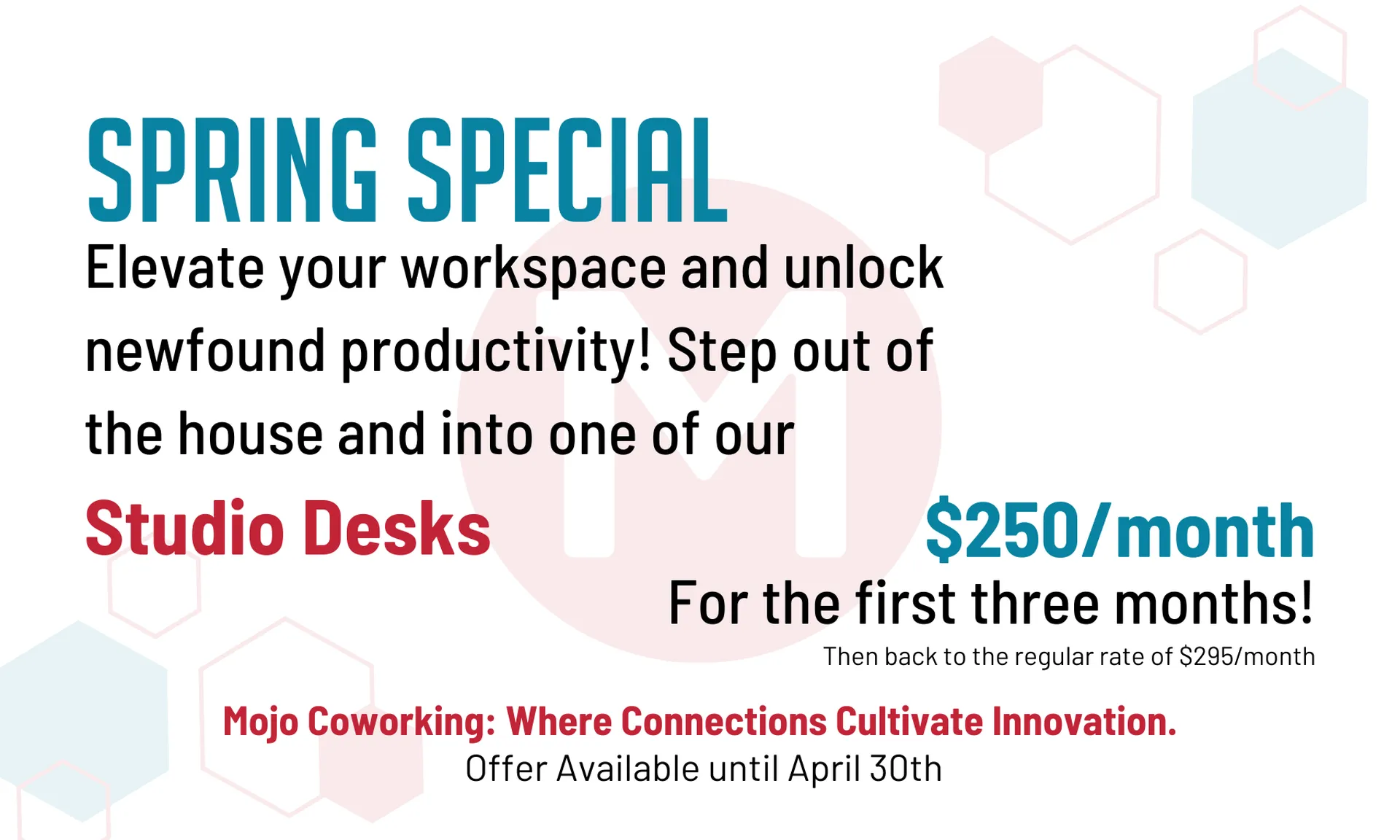 Spring special promotion graphic