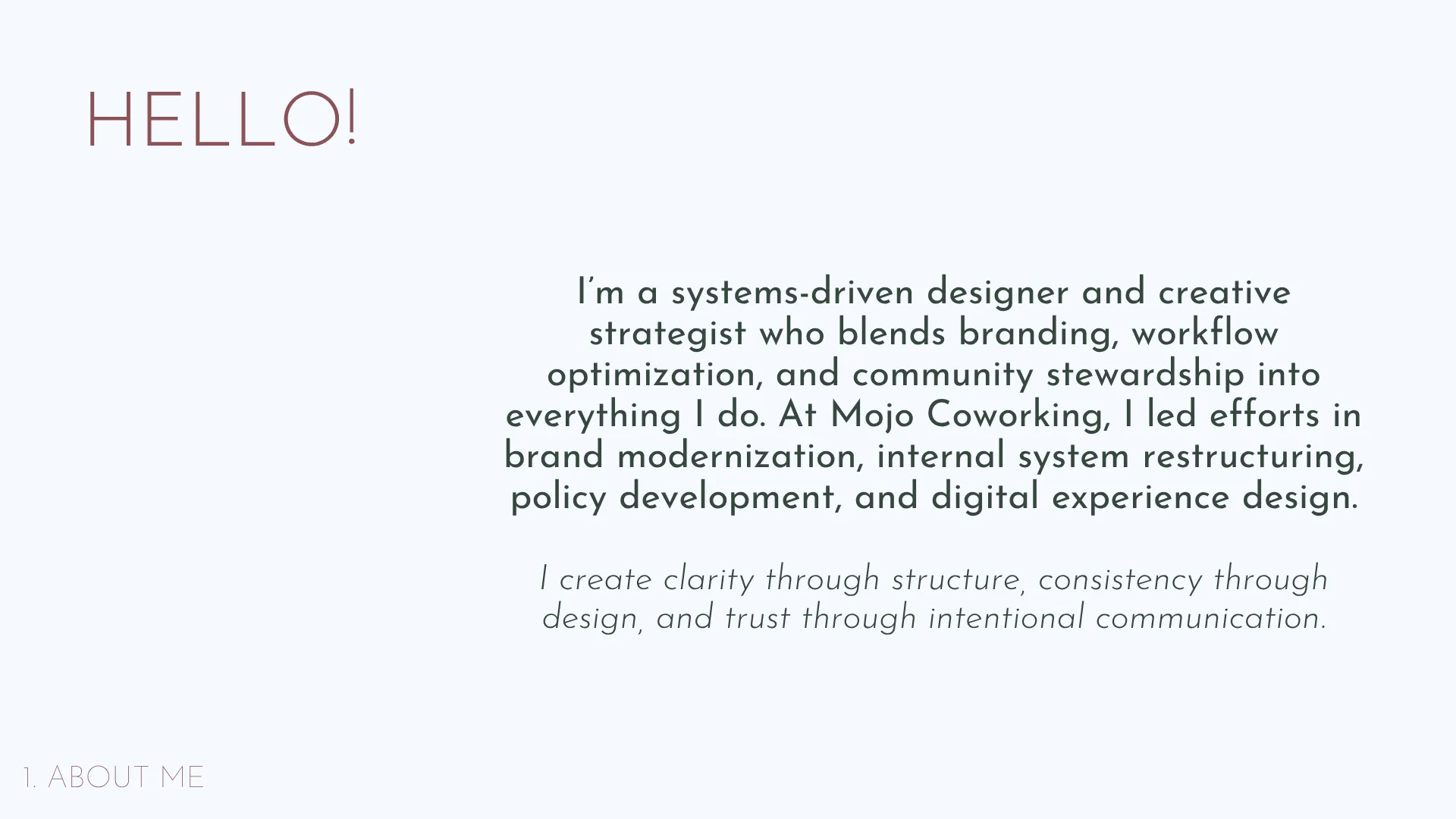 Slide 3: 1. About me