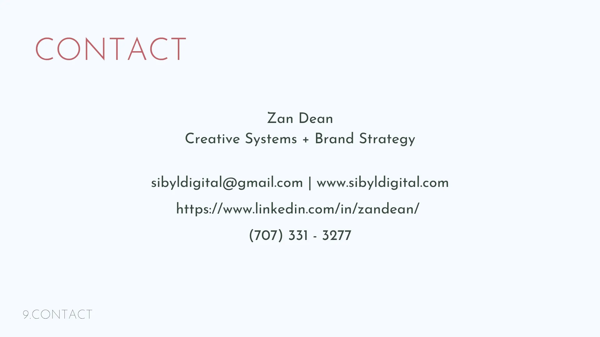 Slide 34: 9. Contact