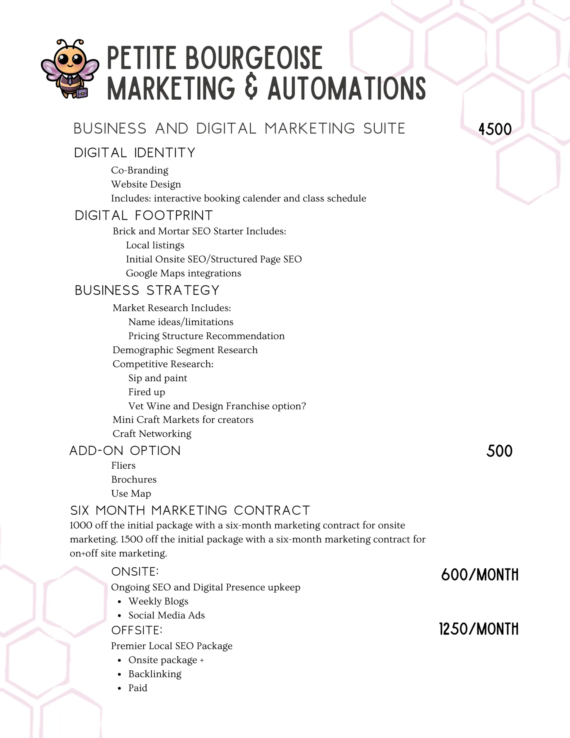 PBMA business and digital marketing quote