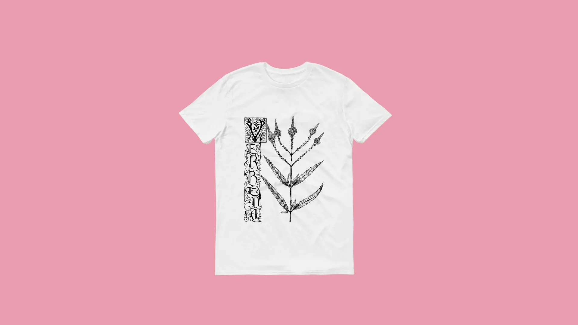 Single botanical t-shirt